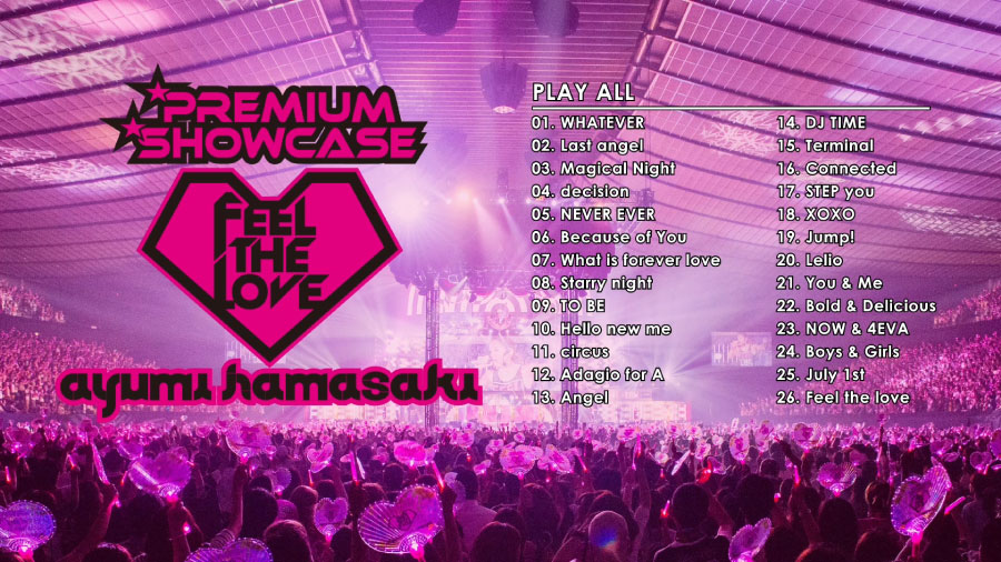 滨崎步 (Ayumi Hamasaki 浜崎あゆみ) – PREMIUM SHOWCASE～Feel the love～(2014) 1080P蓝光原盘 [BDMV 41.6G]Blu-ray、日本演唱会、蓝光演唱会2