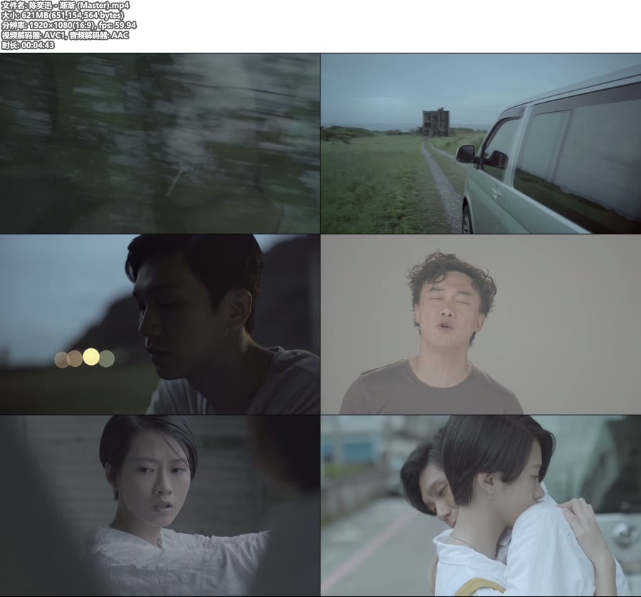 陈奕迅 – 渐渐 (官方MV) [Master] [1080P 621M]Master、华语MV、高清MV2