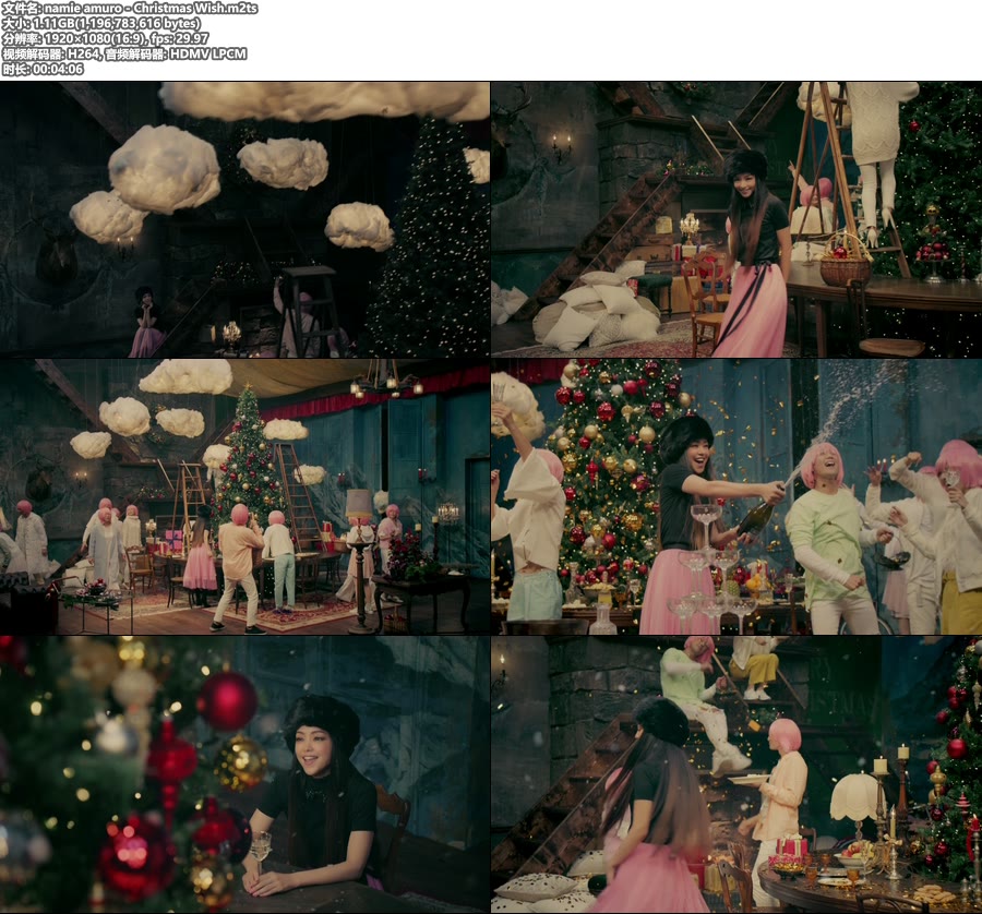 [BR] 安室奈美惠 namie amuro – Christmas Wish (官方MV) [1080P 1.11G]Master、日本MV、高清MV2