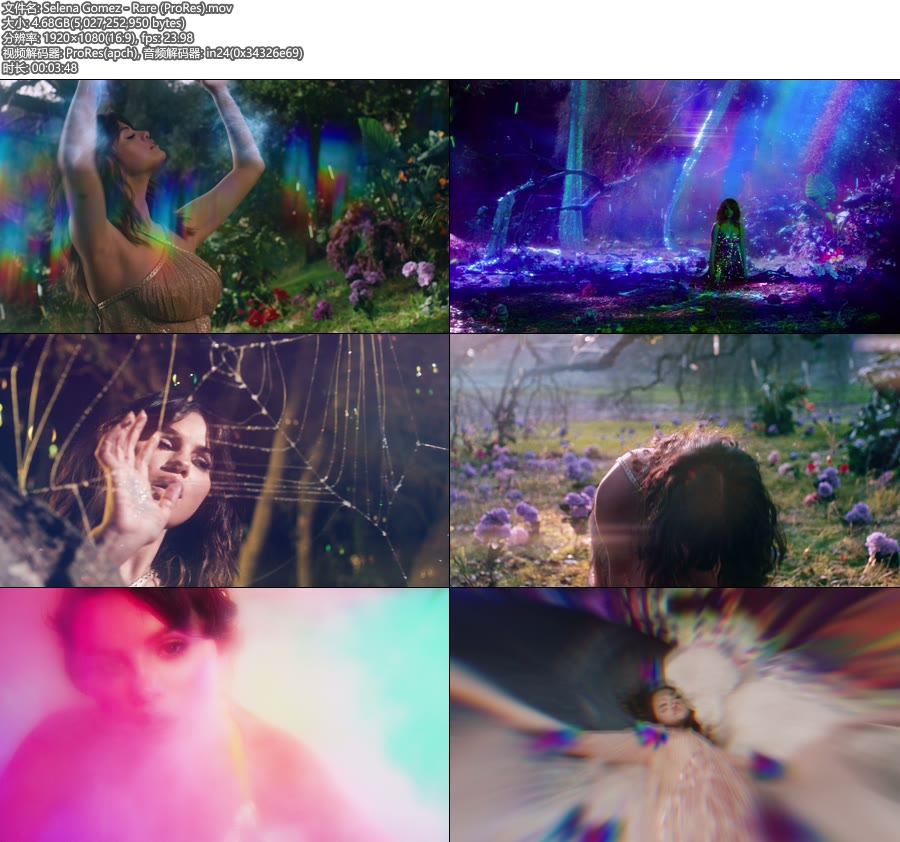 [PR] Selena Gomez – Rare (官方MV) [ProRes] [1080P 4.68G]ProRes、欧美MV、高清MV2