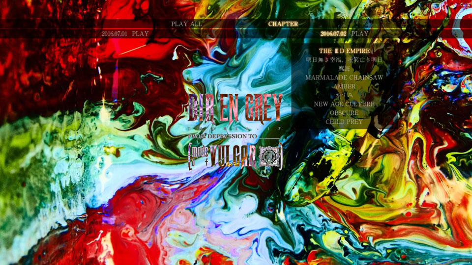 DIR EN GREY 灰色银币 – Tour16-17 From Depression To ____ [mode of Vulgar] (2017) 1080P蓝光原盘 [BDMV 20.8G]Blu-ray、Blu-ray、摇滚演唱会、日本演唱会、蓝光演唱会12