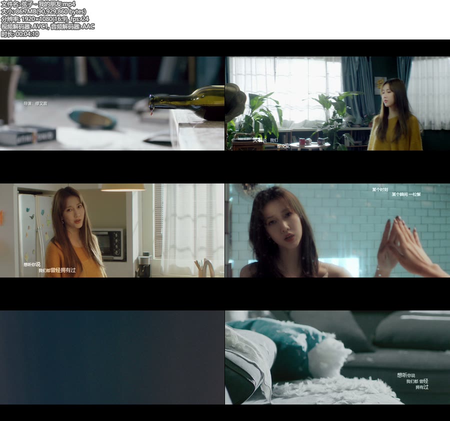 弦子 – 我的朋友 (官方MV) [1080P 87M]WEB、华语MV、高清MV2