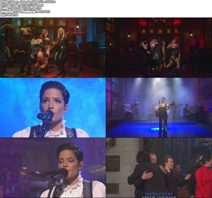 Halsey – Saturday Night Live 2020 [HDTV 1080P 865M]HDTV、欧美现场、高清MV2