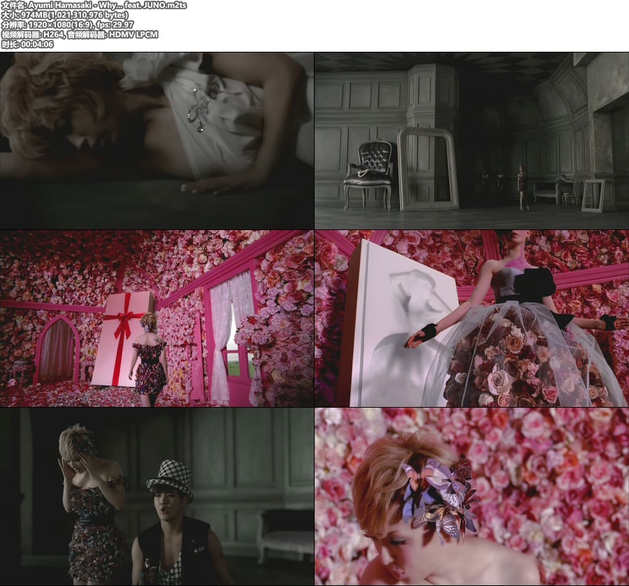 [BR] 滨崎步 Ayumi Hamasaki – Why… feat. JUNO (官方MV) [1080P 974M]Master、日本MV、高清MV2