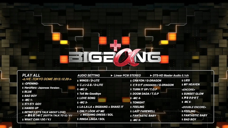 BIGBANG – JAPAN DOME TOUR 2013-2014 日本巡回演唱会 (2014) 1080P蓝光原盘 [2BD BDISO 61.2G]Blu-ray、蓝光演唱会、韩国演唱会8