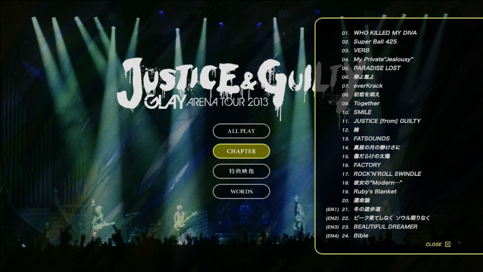 GLAY – GLAY ARENA TOUR 2013“JUSTICE & GUILTY”in YOKOHAMA ARENA (2013) 1080P蓝光原盘 [BDISO 43.5G]Blu-ray、Blu-ray、摇滚演唱会、日本演唱会、蓝光演唱会14