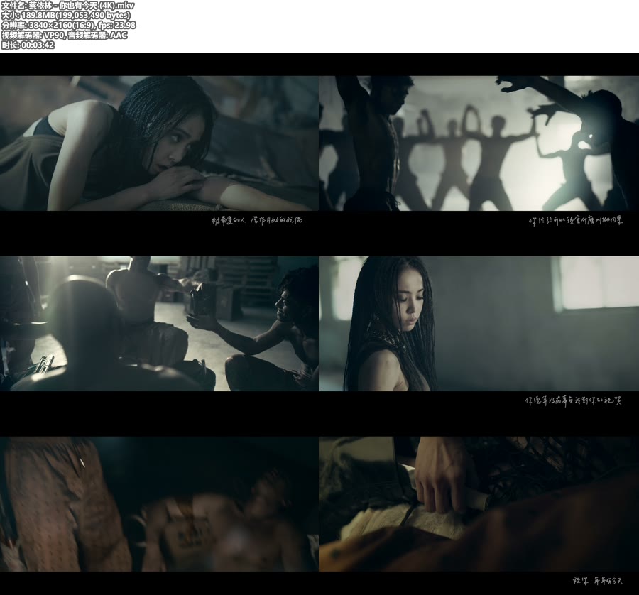 [4K] 蔡依林 – 你也有今天 (官方MV) [2160P 189M]4K MV、华语MV、高清MV2