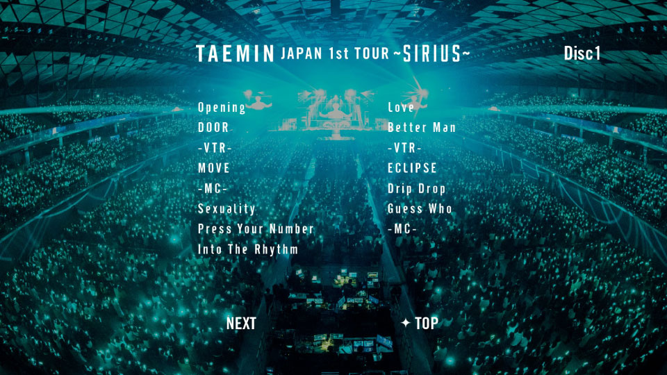 TAEMIN (SHINee) – Japan 1st TOUR ~SIRIUS~ [初回限定盤] (2019) 1080P蓝光原盘 [2BD BDMV 80.1G]Blu-ray、蓝光演唱会、韩国演唱会8