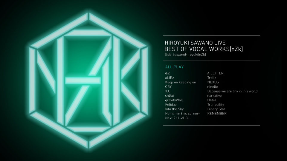 澤野弘之 (Hiroyuki Sawano) – LIVE“BEST OF VOCAL WORKS [nZk]”Side SawanoHiroyuki[nZk] (2021) 1080P蓝光原盘 [BDMV 22.4G]Blu-ray、推荐演唱会、日本演唱会、蓝光演唱会16