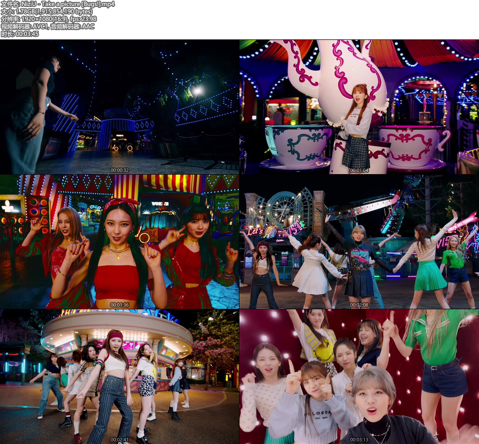 NiziU – Take a picture [Bugs!] (官方MV) [1080P 1.78G]Master、Master、日本MV、韩国MV、高清MV2