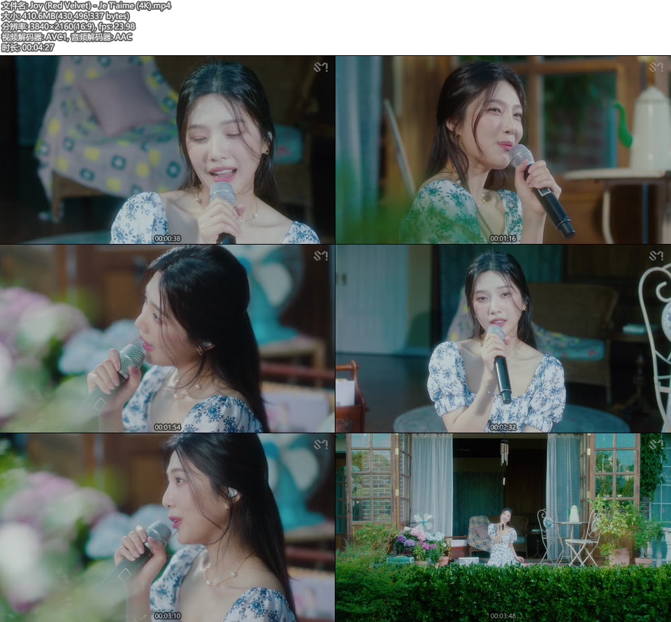 [4K] Joy (Red Velvet) – Je T′aime (官方MV) [2160P 410M]4K MV、韩国MV、高清MV2