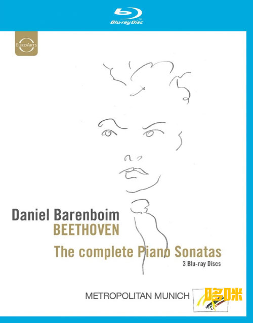 丹尼尔·巴伦博伊姆 : 贝多芬钢琴曲奏鸣曲全集 Daniel Barenboim – Beethoven : The Complete Piano Sonatas (2012) 1080P蓝光原盘 [3BD BDMV 111.8G]