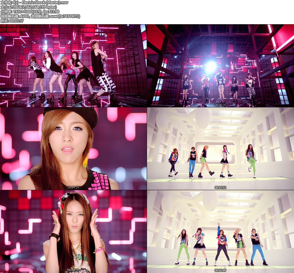 f(x) – Electric Shock (官方MV) [Master] [1080P 2.39G]Master、韩国MV、高清MV2