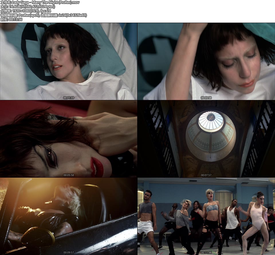 [PR] Lady Gaga – Marry The Night (官方MV) [ProRes] [1080P 16.4G]ProRes、欧美MV、高清MV2