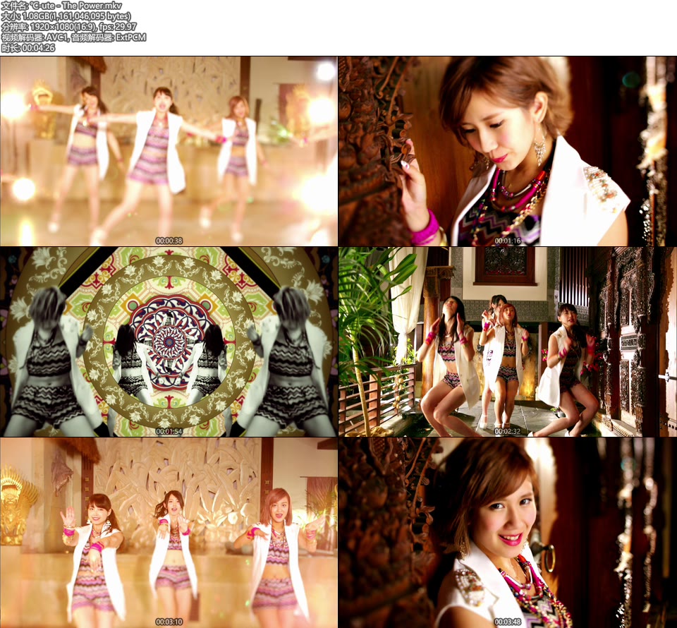 [BR] ℃-ute – The Power (官方MV) [1080P 1.08G]Master、日本MV、高清MV2