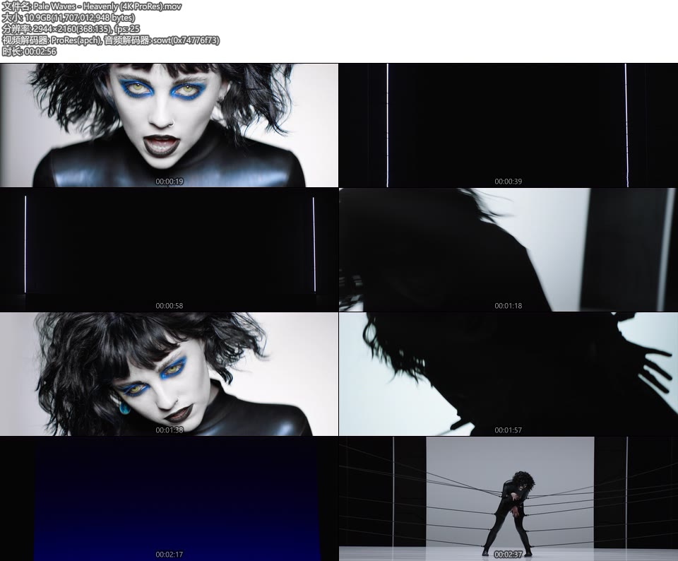 [PR/4K] Pale Waves – Heavenly (官方MV) [ProRes] [2160P 10.9G]4K MV、ProRes、欧美MV、高清MV2