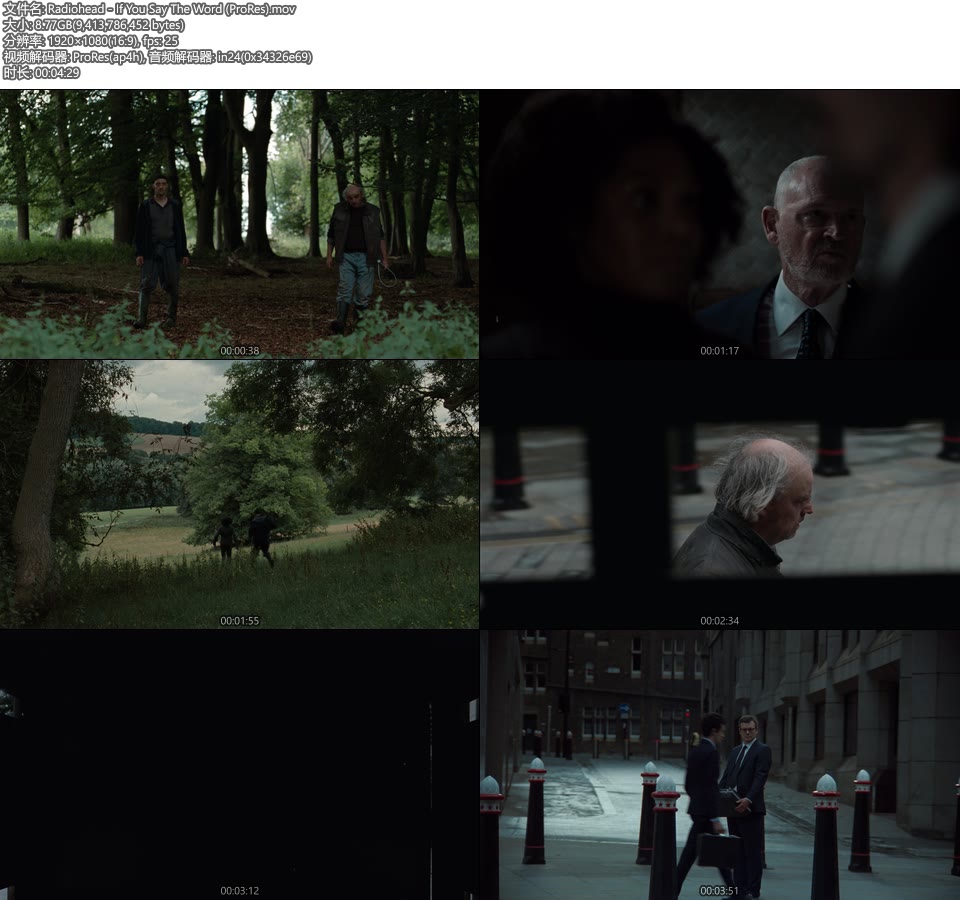 [PR] Radiohead – If You Say The Word (官方MV) [ProRes] [1080P 8.77G]ProRes、欧美MV、高清MV2