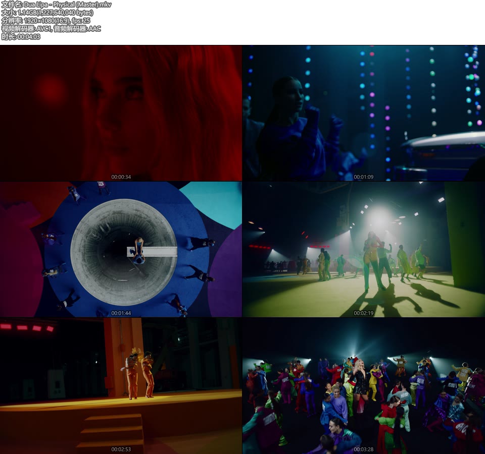 Dua Lipa – Physical (官方MV) [Master] [1080P 1.14G]Master、欧美MV、高清MV2