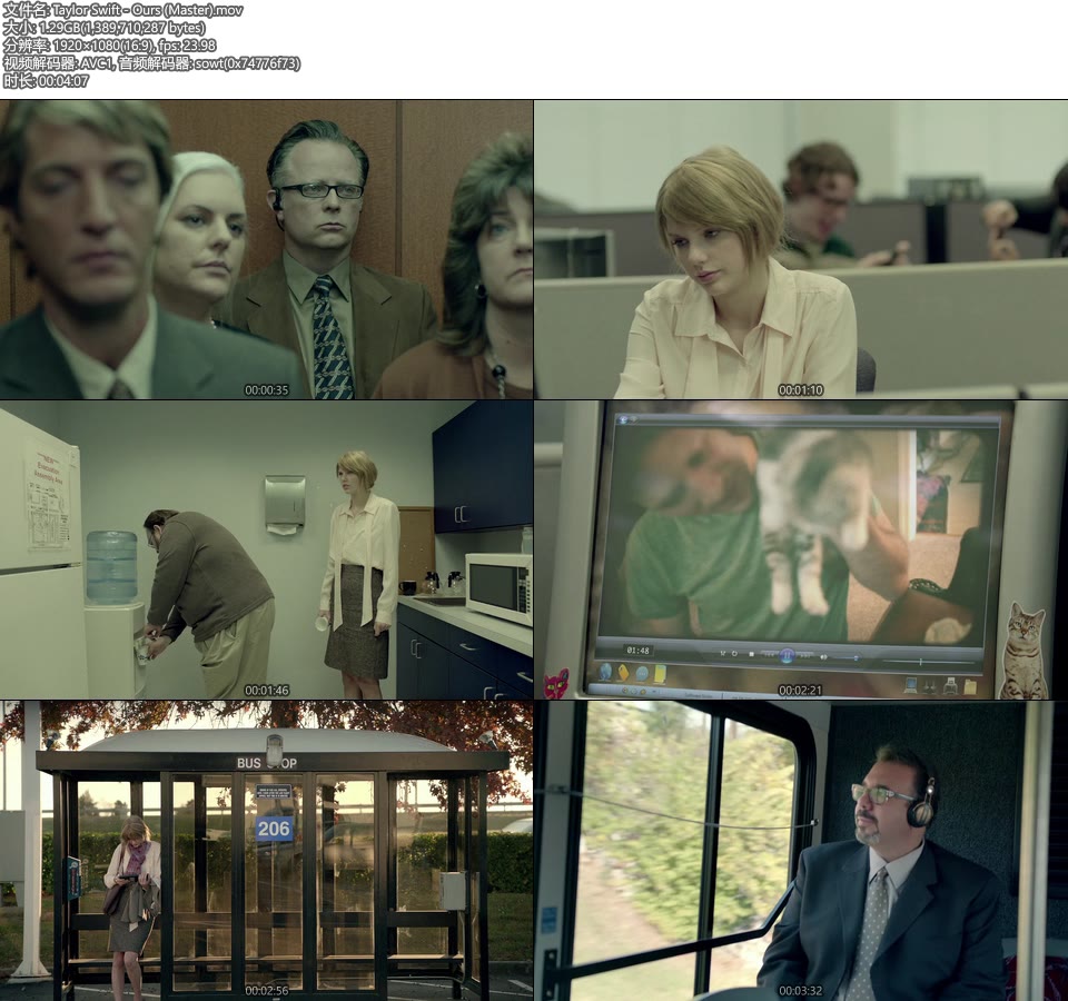 Taylor Swift – Ours (官方MV) [Master] [1080P 1.29G]Master、欧美MV、高清MV2