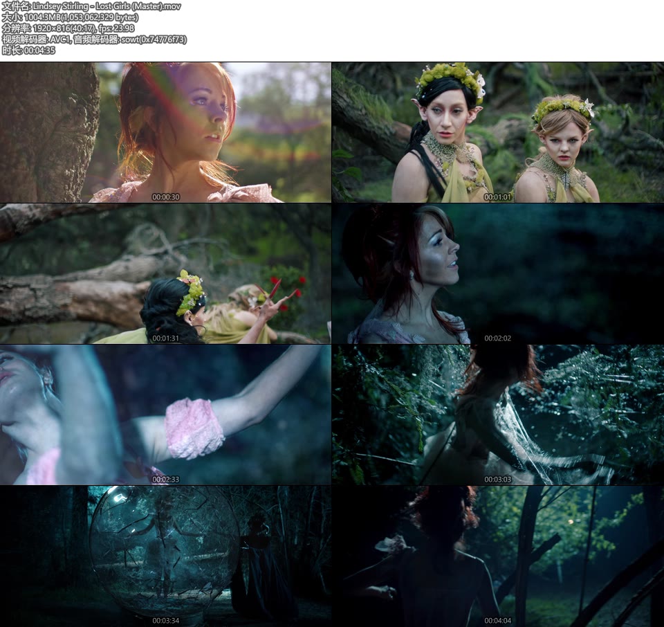 Lindsey Stirling – Lost Girls (官方MV) [Master] [1080P 1.01G]Master、欧美MV、高清MV2