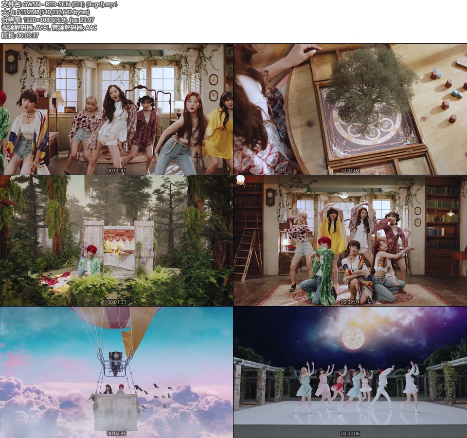 GWSN 公园少女 – RED-SUN (021) (Bugs!) (官方MV) [1080P 515M]Master、韩国MV、高清MV2