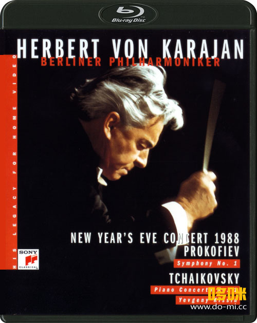 卡拉扬 – 1988柏林爱乐除夕音乐会 Herbert von Karajan & BPO – New Year′s Eve Concert 1988 (2019) 1080P蓝光原盘 [BDMV 19.1G]