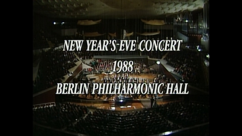 卡拉扬 – 1988柏林爱乐除夕音乐会 Herbert von Karajan & BPO – New Year′s Eve Concert 1988 (2019) 1080P蓝光原盘 [BDMV 19.1G]Blu-ray、古典音乐会、蓝光演唱会2