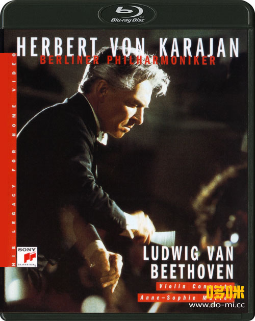 卡拉扬 – 贝多芬小提琴协奏曲 (穆特) – Herbert von Karajan & BPO – Beethoven Violin Concerto (Anne-Sophie Mutter) (2020) 1080P蓝光原盘 [BDMV 15.4G]