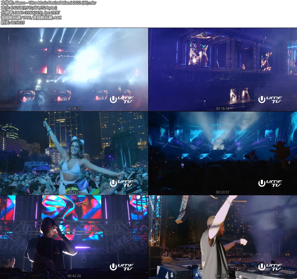 [4K] Alesso – Ultra Music Festival Miami 2022 [WEB 2160P 6.62G]4K LIVE、WEB、欧美现场、音乐现场2