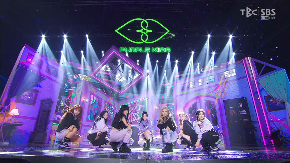 [4K60P] PURPLE KISS – Nerdy (Inkigayo SBS 20220731) [UHDTV 2160P 1.24G]