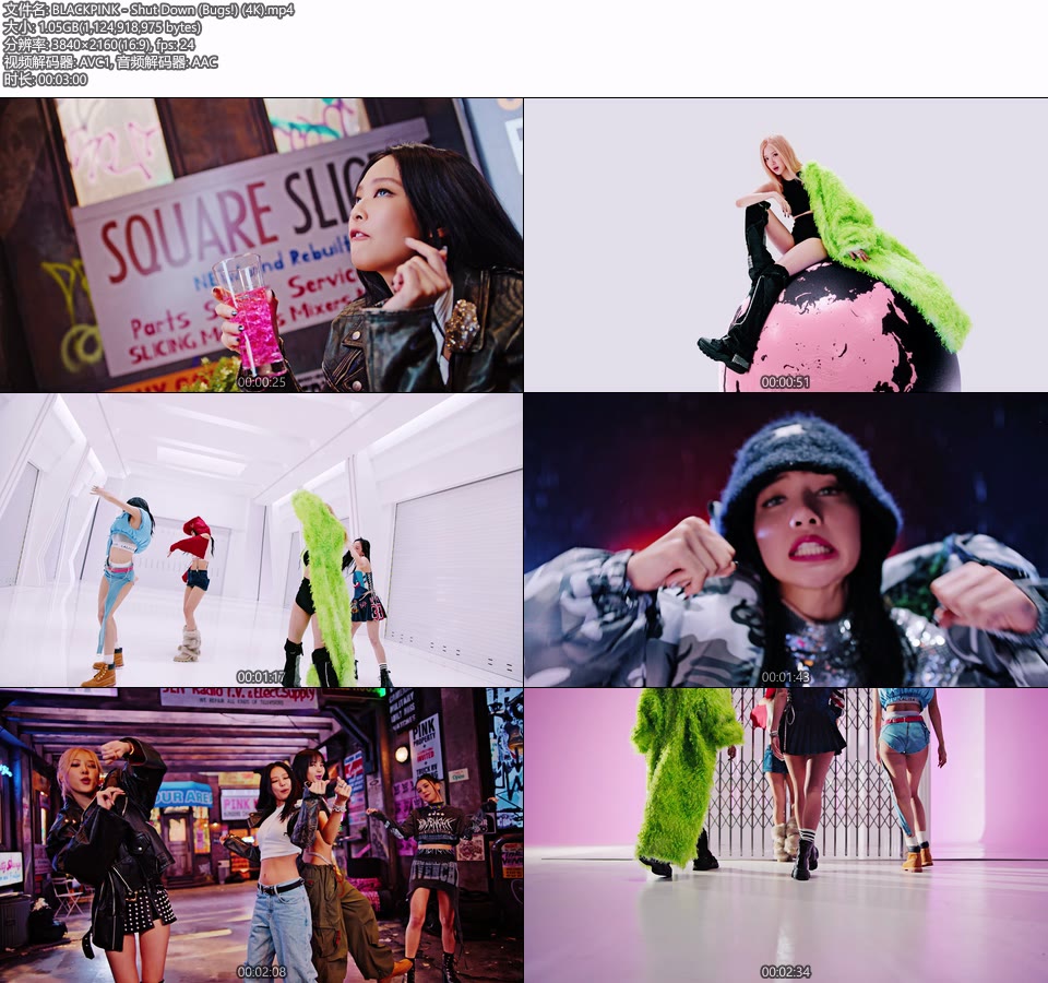 [4K] BLACKPINK – Shut Down (Bugs!) (官方MV) [2160P 1.05G]4K MV、Master、推荐MV、韩国MV、高清MV2