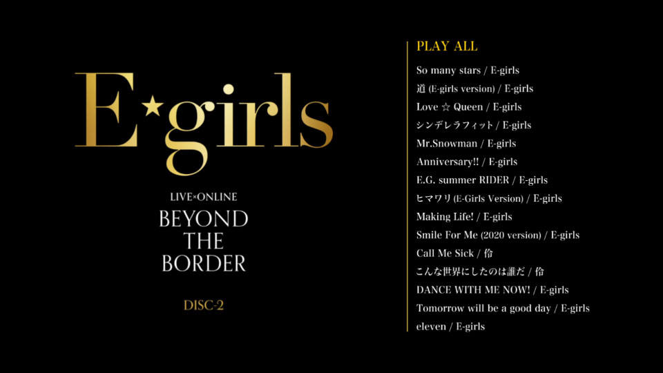 E-girls – LIVE x ONLINE BEYOND THE BORDER (2021) 1080P蓝光原盘 [3BD BDISO 51.6G]Blu-ray、日本演唱会、蓝光演唱会16