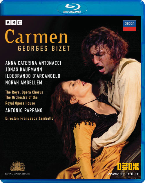 比才歌剧 : 卡门 Bizet : Carmen (Antonio Pappano, Jonas Kaufmann, Royal Opera House) (2010) 1080P蓝光原盘 [BDMV 34.5G]