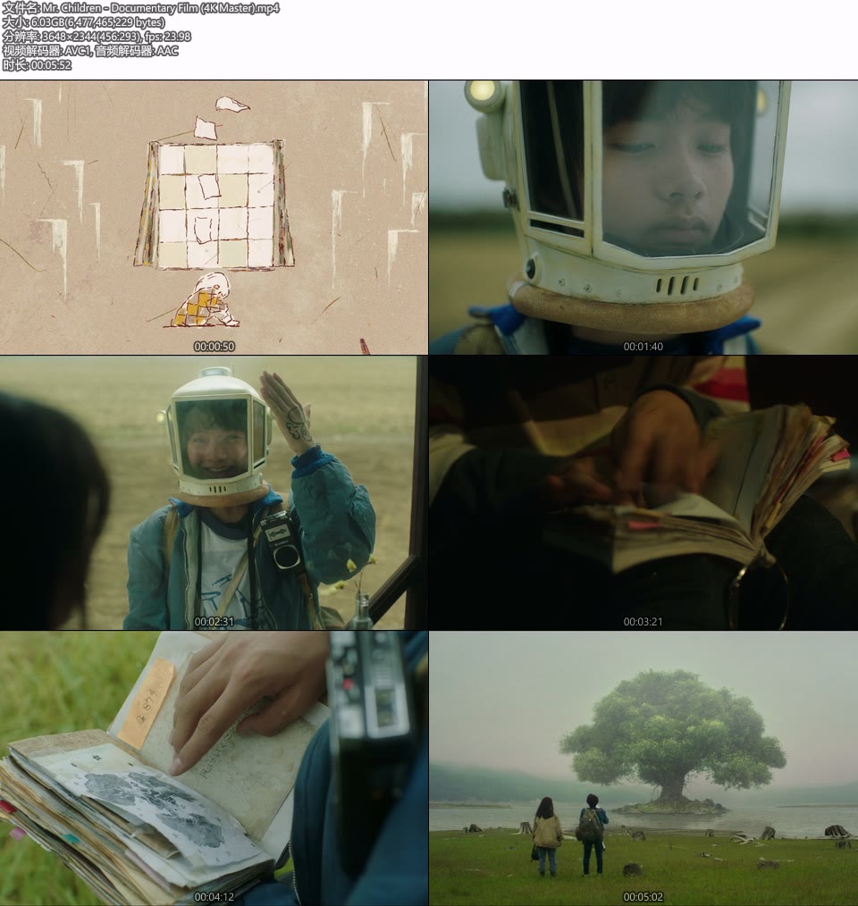 [4K] Mr.Children – Documentary Film (官方MV) [Master] [2160P 6.03G]4K MV、Master、日本MV、高清MV2