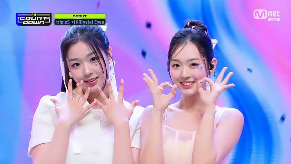 [4K60P] tripleS + (KR)ystal Eyes – Cherry Talk (M! Countdown MNET 20230504) [UHDTV 2160P 1.75G]