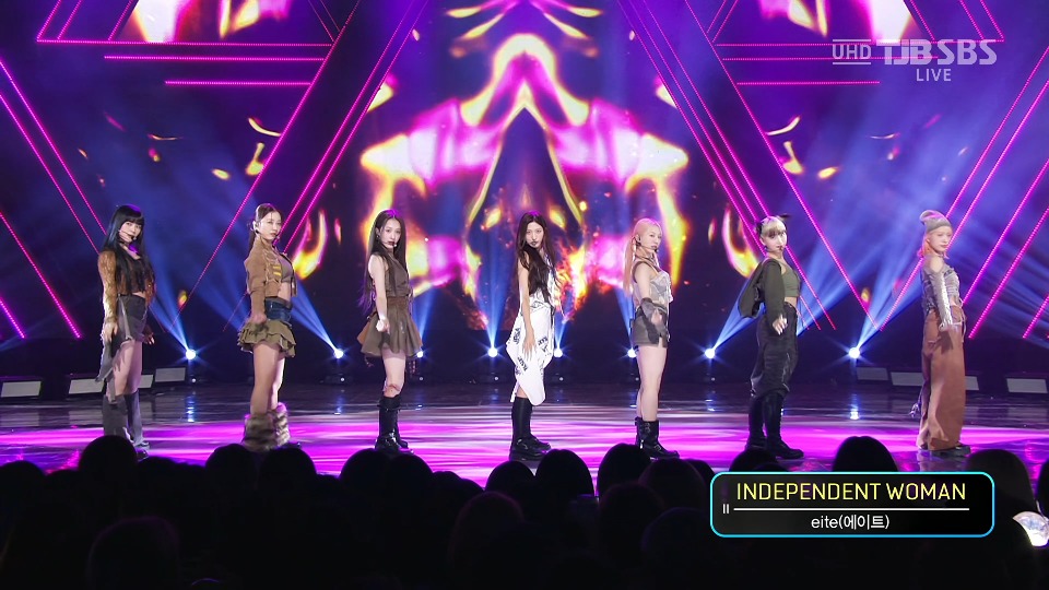 [4K60P] eite – INDEPENDENT WOMAN (Inkigayo SBS 20231105) [UHDTV 2160P 1.95G]