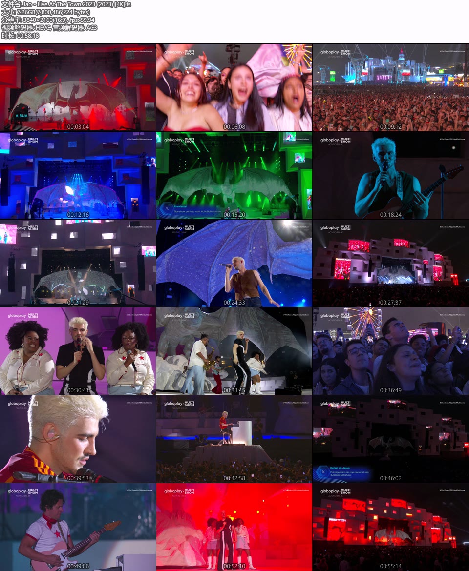 [4K] Jao – Live At The Town 2023 (2023) 2160P UHDTV [TS 7.3G]HDTV欧美、HDTV演唱会2