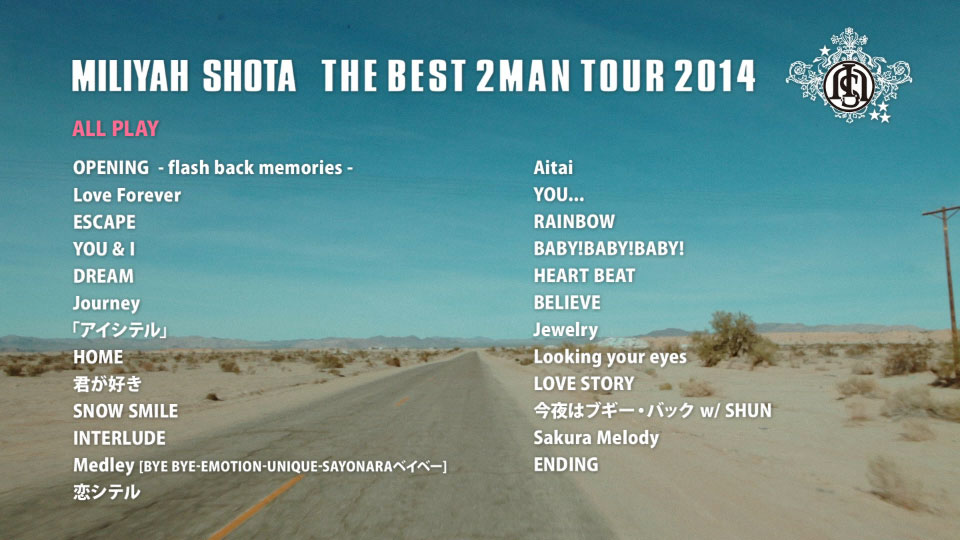 加藤ミリヤ x 清水翔太 – THE BEST 2 MAN TOUR 2014 (2015) 1080P蓝光原盘 [BDISO 42.9G]Blu-ray、日本演唱会、蓝光演唱会12