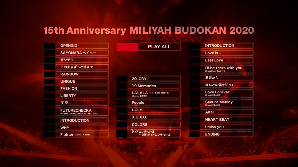 加藤ミリヤ – 15th Anniversary MILIYAH BUDOKAN 2020 (2021) 1080P蓝光原盘 [BDISO 35.6G]Blu-ray、日本演唱会、蓝光演唱会12