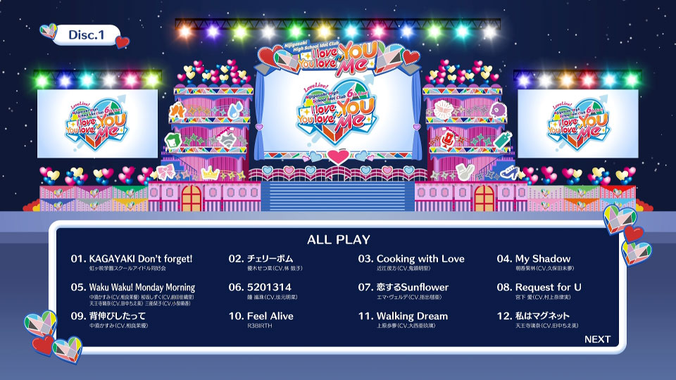 LoveLive! 虹ヶ咲学園スクールアイドル同好会 6th Live! I love You = You love Me Blu-ray Memorial BOX (2024) 1080P蓝光原盘 [4BD BDISO 100.1G]Blu-ray、推荐演唱会、日本演唱会、蓝光演唱会4