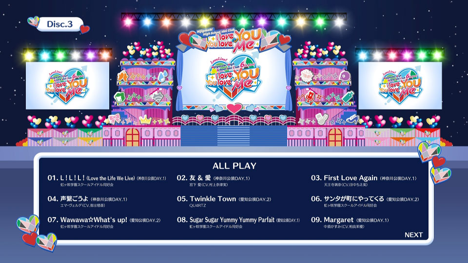 LoveLive! 虹ヶ咲学園スクールアイドル同好会 6th Live! I love You = You love Me Blu-ray Memorial BOX (2024) 1080P蓝光原盘 [4BD BDISO 100.1G]Blu-ray、推荐演唱会、日本演唱会、蓝光演唱会12