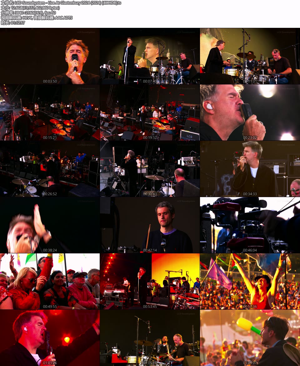 LCD Soundsystem – Live At Glastonbury 2024 (2024) 2160P 4K HDR WEB [TS 12.6G]HDTV欧美、HDTV演唱会2