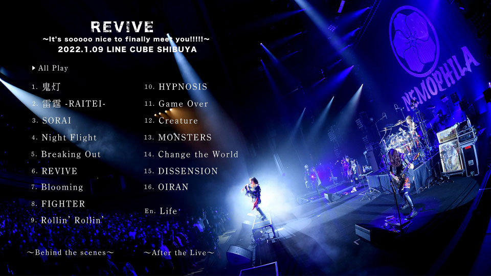 NEMOPHILA – NEMOPHILA LIVE 2022 REVIVE～It′s sooooo nice to finally meet you!!!!!～(2022) 1080P蓝光原盘 [BDISO 19.2G]Blu-ray、Blu-ray、摇滚演唱会、日本演唱会、蓝光演唱会12