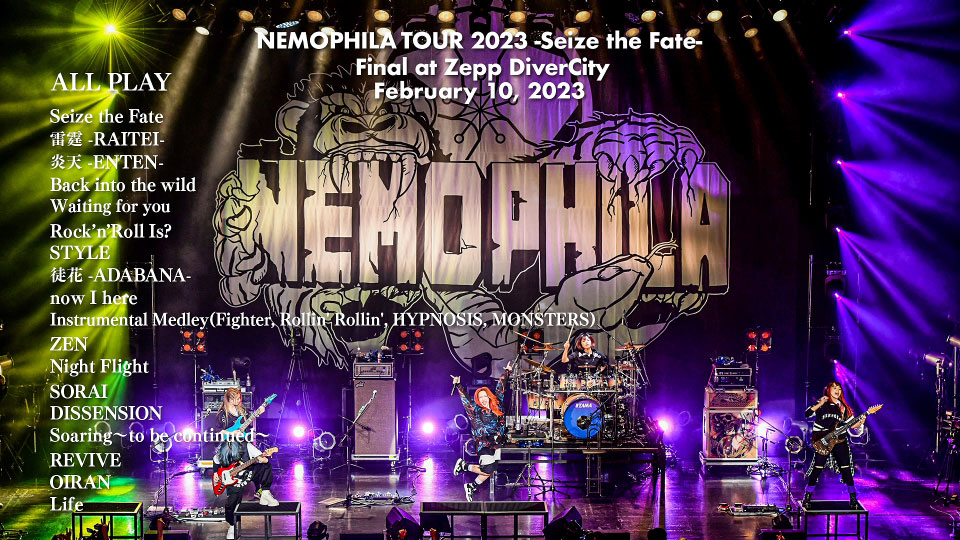 NEMOPHILA – NEMOPHILA TOUR 2023～Seize the Fate～(2023) 1080P蓝光原盘 [BDISO 19.4G]Blu-ray、Blu-ray、摇滚演唱会、日本演唱会、蓝光演唱会12