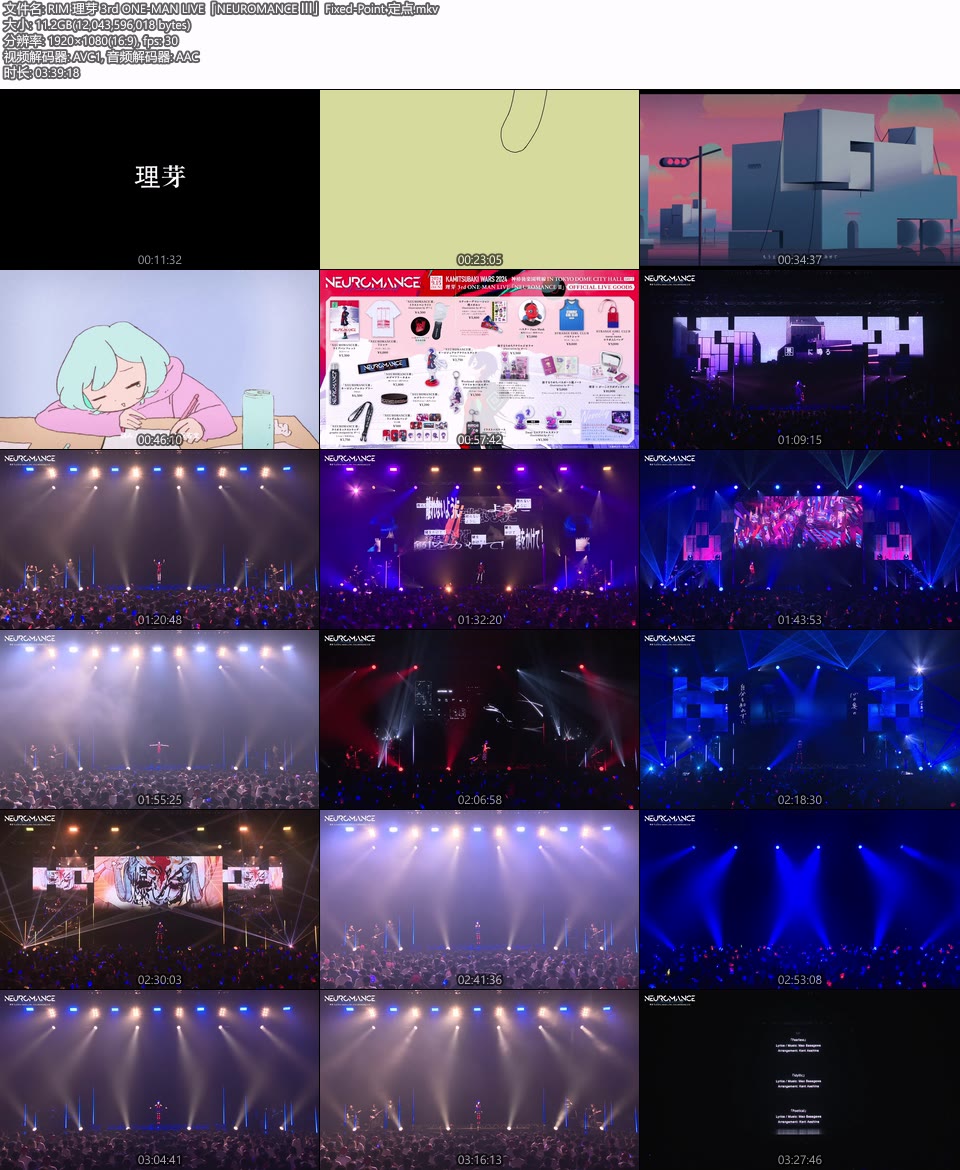 RIM 理芽 3rd ONE-MAN LIVE「NEUROMANCE III」(2024) 1080P WEB [MKV 22.4G]HDTV日本、HDTV演唱会4