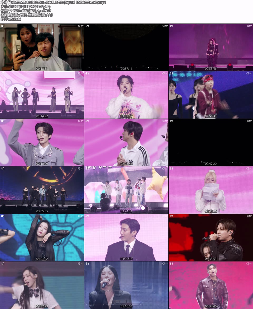 SMTOWN LIVE 2025 in SEOUL (Beyond LIVE 2025.01.11-12) 1080P WEB [MP4 22.3G]HDTV、HDTV演唱会、HDTV韩国、蓝光演唱会、韩国演唱会4