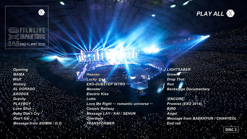 EXO – EXO FILMLIVE JAPAN TOUR -EXO PLANET 2021- [初回生産限定盤] (2022) 1080P蓝光原盘 [3BD BDISO 95.5G]Blu-ray、蓝光演唱会、韩国演唱会6